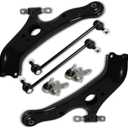 6Pcs Front Lower Control Arm Ball Joint Sway Bar End Link Compatible with Toyota 2011 2012 2013 2014 2015 2016 2017 2018 2019 2020 Sienna K622035 K622036 K750574 K500187 K500188