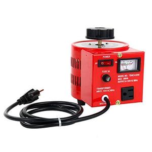YaeCCC 3 Amp Variable Voltage Transformer, 120VAC Input, 0-120V/130VAC Output Automatic Voltage Converter (300W Max)