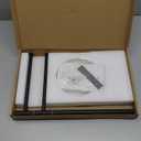 Standing Hand Towel Holder, Hand Towel Stand with Marble Base, 304 Stainless Steel Towel Rack with 2 Swivel Arm, Countertop Stand Towel Ring Towel Bar for Bathroom (Matte Black)