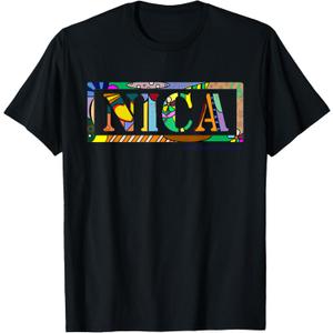Nica Art, Asi Somos Nicaragua T-Shirt, Black , Small