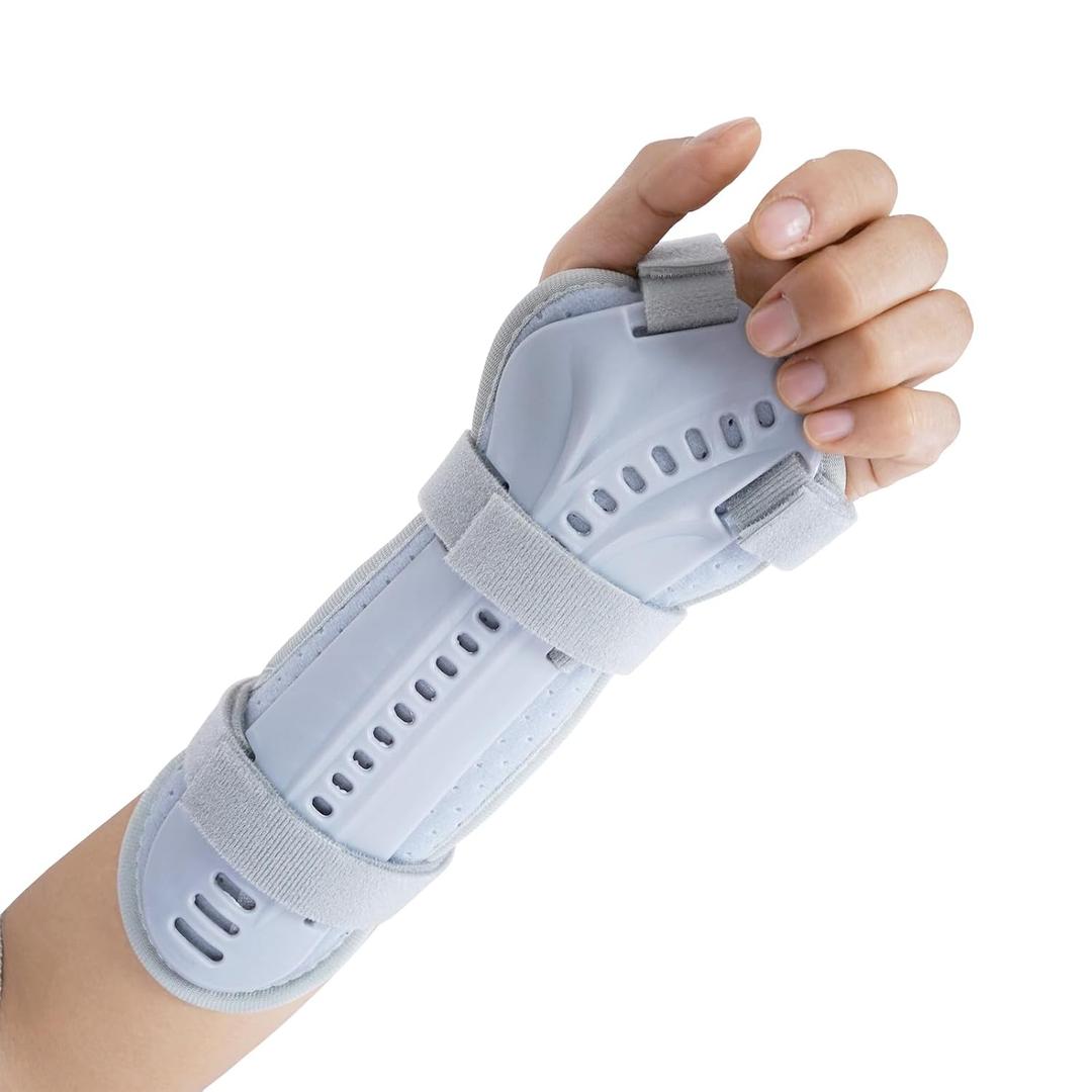 Wrist Fracture Splint,Wrist Brace,for Fractures,Sprains,Pain and Swelling,Arthritis,Tendonitis,Removable Splints for Adult(Left Hand)