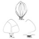 [2025 NEW] Stainless Steel K45DH Coated Anti-Stick Dough Hook & K45WW Wire Whip & K45B Coated Flat Beater Stand Mixer Accessories For Kitchen Tilt-Head Aid Stand Mixer by puxyblue