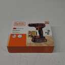 BLACK+DECKER BDCDD120C 20V MAX* Lithium Single Speed Drill/Driver