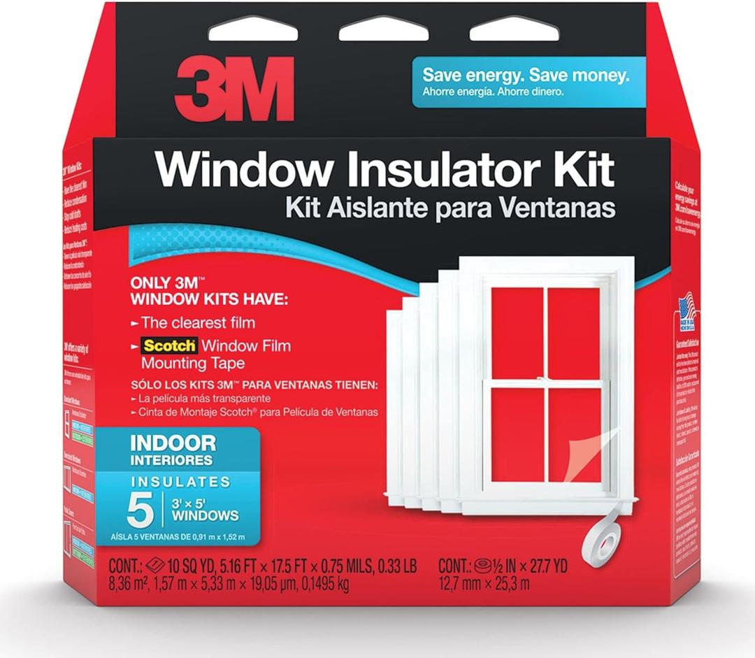 3M 2141W-6 Interior Shrink Film Window Kit