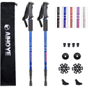 Hiking Trekking Poles, 2 Pack Walking Hiking Sticks for Men &Women