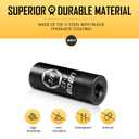 BOEN 3/8" Drive Deep Impact Sockets, Premium Impact Socket, 7/8" Socket, SAE, 6 Point,Cr-V Steel with Laser Marking - Strong and Durable