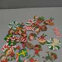 Capoda 30 Pcs Elf Christmas Tree Ornaments Decoration Wooden Hanging Ornaments Xmas Elves Hanging Sign Boy and Girl with Candy Canes Ornament Xmas Elf Decoration for Christmas Tree Decor