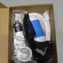 Portable Camping Shower Outdoor Camp Shower Pump,Upgrade Rechargeable Electric Shower Pump with Intelligent Digital Display Multiple Spray Modes for Camping, Hiking, Traveling,RV (Blue)