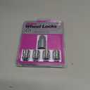 McGard 24157 Chrome Wheel Lock Set, Cone Seat, M12x1.5 Thread, 13/16 Key Hex