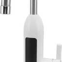 Electric Heater Faucet, 3000W Stainless Steel Hot Water Heater Faucet Tankless 30 to 60 Celsius Temperature Adjustable with LED Digital Display (US Plug 110V)