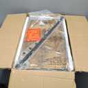 HCHQHS Adjustable 6 Tier Open Bookcase, Rustic Farmhouse Book Shelves, Industrial Wood and Black Metal Bookshelves, Mid Century Bookcase for Home Office Living Room Bedroom