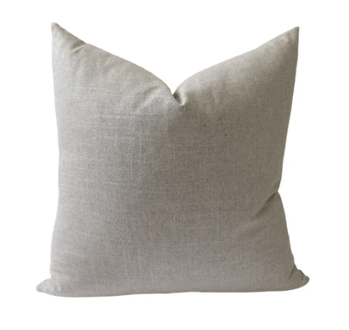 Cotton Pillowcases - Set of 2, Grey Color, Size 17x17