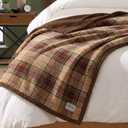 Eddie Bauer - Soft Reversible Throw Blanket for Bed & Couch, 50 x 70 | Soft and Cozy, Lightweight Comfort, Versatile Layering, Couch or Bed Use, Machine Washable