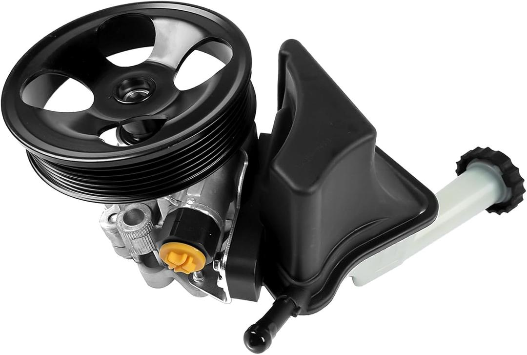 5181854AA Power Steering Pump w/Pulley & Reservoir Replacement for Dodge Charger Challenger Jeep Grand Cherokee SRT 6.2L 6.4L V8 2012-2019