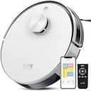 ILIFE A30s Robot Vacuum Cleaner, 10000Pa Max Suction Power with Lidar Navigation, Home Mapping, No-Go Zone, 150 Mins Max, 2.4G WiFi/App/Alexa/Remote Control, for Hard Floor, Carpet and Pet Hair