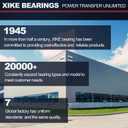 XiKe 4036ER2003A, 4036ER4001C, 4280FR4048C and 4280FR4048K Front Load Washer Tub Bearing Seal Kit Rotate Quiet and Durable, Replacement for LG and Kenmore Etc.