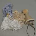 First Birthday High Chair Banner Decorations For Boy 1st Birthday Hat With One Cake Topper Photo Backdrop (Khaki)