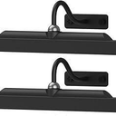 2Pack Picture Light Battery Operated, 16in Picture Light for Wall, 5000mAh Cordless Wall Lights with Controller,Art Light with Dimmable Cordless for Wall Painting,Frame, Portrait, Dartboard- Black