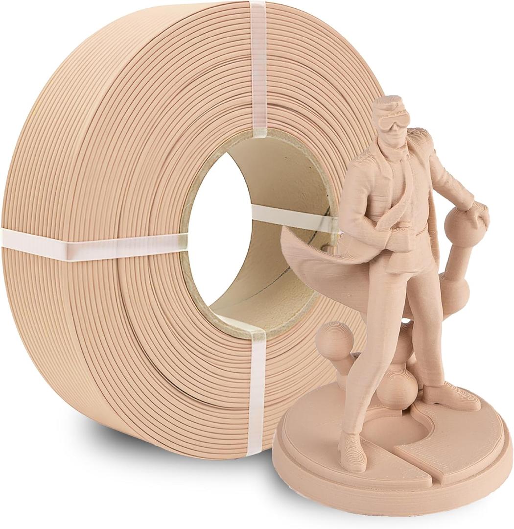 Polymaker Panchroma Refill Spool Matte Army Beige PLA 3D Printing Filament Refill, Compatible with All Reusable Spools and All Major FDM 3D Printers, Tangle-Free, Vibrant Colors, 1.75mm 1kg
