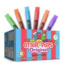 Otter Pops, Original Assorted Freezer Pops, 1oz Freeze Pops in Six Zippy Flavors, 100 Count, (85100), BBD: JUNE 2027