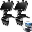 FONKEN Car Phone Mount, [2 Pack] Cell Phone Holder for Car 360 Degree Rotation Dashboard Clip Mount Car Phone Holder Compatible for iPhone 11 13/12 pro Max 8 8Plus Samsung S10 S9 S8 4"~7" Smartphones