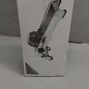 Adjustable Mandoline Slicer - Ultra-Sharp Stainless Steel Blades, Safe Hand Guard, Adjustable Thickness for Fast & Precise Slicing of Vegetables, Fruits & More (Gray)