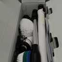 LABIGO Electric Spin Scrubber LA1 Pro, Cordless Spin Scrubber with 4 Replaceable Brush Heads and Adjustable Size Extension Handle Power Full Cleaning Brush for Bathroom Floor (Deep Black)