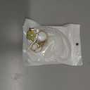 2 x Fashion 8" Handmade Crystal Wristlet Lanyard,Premium Bling Keychain Lanyard,Waterproof Plush Ball Rhinestone Waist Lanyard For Women(1 Clear)