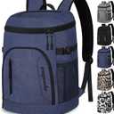 Capolo Cooler Backpack 30/45 Cans, Insulated Thermal Bag Beverage Soft Cooler Lunch Camping Travel Picnic Hiking for Men Women (Deep Blue)
