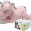 Animal Adventure| Sqoosh2Poof| Jumbo Plush Character Compressed Inside Small Box | 44" Unicorn