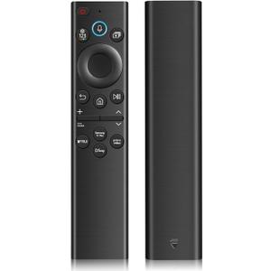 Replacement Voice Remote for Samsung Smart TV, No Solarcell, Black
for Samsung tv remote BN59-01385A, Universal Remote for QLED, Crystal UHD, Frame Series, with 4 Streaming Shortcut Buttons