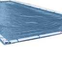 Robelle 20 x 40 ft Heavy Duty Blue Winter Pool Cover for Inground Pools, 5 ft Overlap (25 x 45 ft Cover Size), Solid 8 x 8 Scrim, 2.36 oz/yd2, Style: 352040R