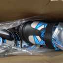 KORMAN Lightning Inline Skates for Kids Girls Boys with Light Up Wheels, Adjustable Kids Roller Skates Blades for Men Women Beginners Youths, Black, Large - Youth (5Y-8Y US)