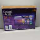 Roku Smart TV 2026 – 24-Inch Select Series, 720p HD TV – Roku TV with Voice Remote – Flat Screen LED Television with Wi-Fi for Streaming Live Local News, Sports, & Movies – Bluetooth Headphone Mode