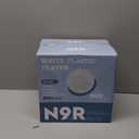 N9R 100PCS White Plastic Plates, 10.25inch Heavy Duty Plastic Disposable Plates, Premium Elegant Dinner Plates for Party