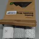 3-Pack Organic Baby Swaddle Sleep Sacks - Swaddles for Newborns, Infant 3-6 Months, Baby Girls, Boys, Soft & Snug Newborn Sleep Sack, Nursery Swaddling Blankets (Nordic, L)