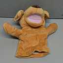 Zomiboo Hand Puppets Soft Animal Hand Fuzzy with Movable Mouth Play Stocking Storytelling Interactive(Dog)