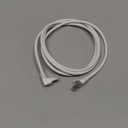 90 Degree Ethernet Patch Internet Cable 6 Foot, White Cat6 Ethernet Cable Right Angle Upward Angle, Cat 6 LAN Network Cable, for PC, Router, Modem, Xbox, PS4, PS3-6FT