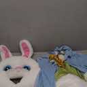 Morph Easter Bunny Costume Adult Deluxe Rabbit Mascot Outfit for Men - Perfect for Easter Costumes and Events XL