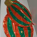 Christmas Balloon Decorations Set, Round Candy Lollipop Foil Balloon, Hanging Balls Balloons for Xmas Party, Holiday Home & Event Decoration