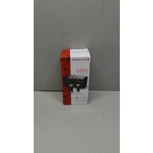 Remington Compact Ceramic Dual Voltage Hot Rollers for Long and Short Hair, Hair Setters, Hair Curlers, 1-1 " Purple/Black, 10 Piece Set