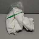 RYB HOME White Curtains Sheer - Linen Texture Sheer Window Covering, Light & Airy Translucent Panels for Bedroom Living Room Patio Glass Door, 52 inch Width x 95 inch Length, Set of 2