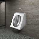 Stainless Steel Urinal, Stainless Urinals with Anti-Splash Design, Men's Stainless Steel Urinal is Easy to Install and Commonly Used in Shopping Malls, Schools, Construction Sites, Public Toilets