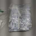 Set of 2 Zippered Vinyl Storage Bag, 24x20x11 Inch, Clothes Bag Organizer, Space Saver PVC Comforter Clear Storage Bags for Blanket