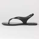 The Drop Women's Cinda Thong Sandal (6, Black)
