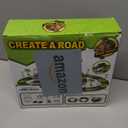 Dinosaur Toys,Create A Dinosaur World Road Race,Flexible Track Playset and 2 pcs Cool Dinosaur car for 3 4 5 6 Year & Up Old boy Girls Best Gift (Green)