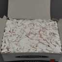 Party Essentials Pack of 300 Disposable Individually Wrapped 10.25 Inches Long Giant Plastic Drinking Straws, Red