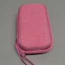 JCHPINE Hard Carrying Case and Silicone Cover for JBL Clip 4 Portable Bluetooth Speaker, Protective Travel Case Storage for JBL Clip 4 Speaker Accessories (Pink)