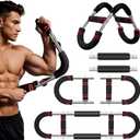 Chest Workout Equipment, 66-110lb Adjustable Arm Trainer, Chest Trainer for Men, Arm Workout Equipment, Detachable Spring Resistance Home Fitness Equipment for Enhancing Upper Body Muscle, Red