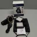 Magnetic Mini Selfie Stick for iPhone, 4 in 1 Portable Pocket Size Tripod for iPhone MagSafe/Android with Remote/Stepless Adjustable Fill Lights, Small/Compact Cell Phone Stand for Travel Vlog-Black